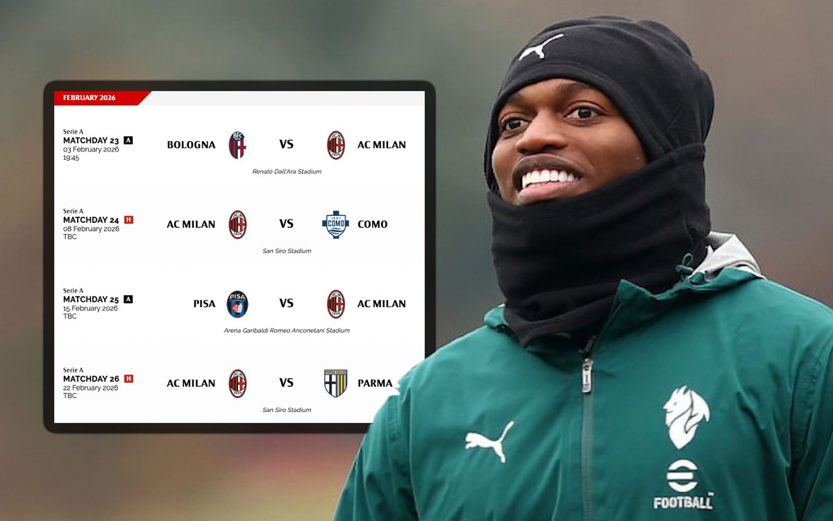 Tuttosport: Playing in first gear - Leao risking pubalgia but Milan's fixture list could help