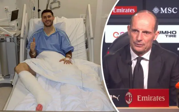 Santiago Gimenez and Massimiliano Allegri absence