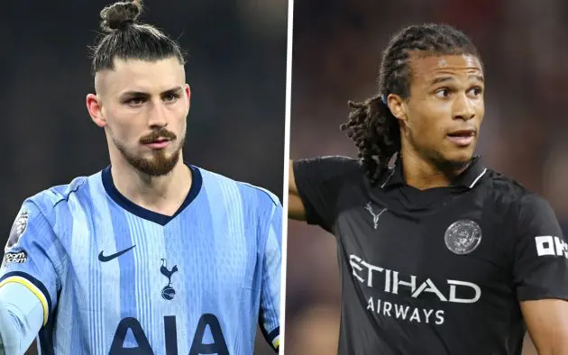 Nathan Ake of Manchester City, Radu Dragusin of Spurs