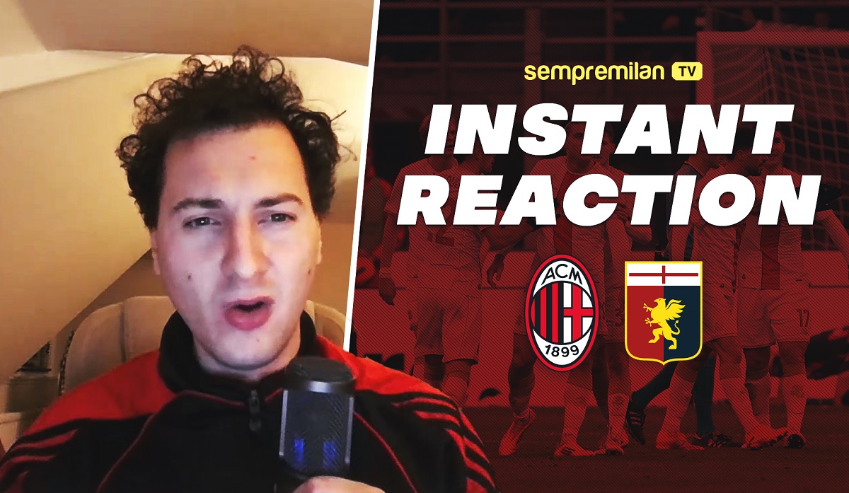 “Utterly bizarre game” – Lorenzo’s instant reaction to AC Milan 1-1 Genoa