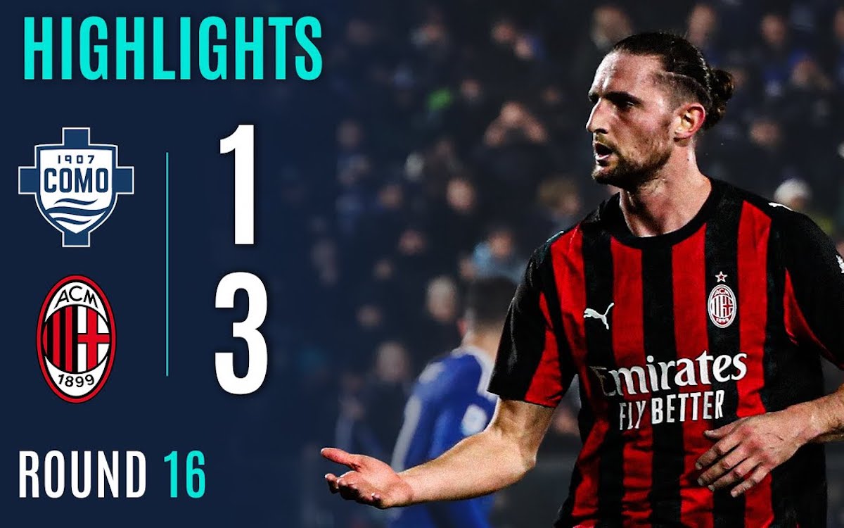 Watch: Rabiot and Maignan decisive as Milan stun Como – the highlights