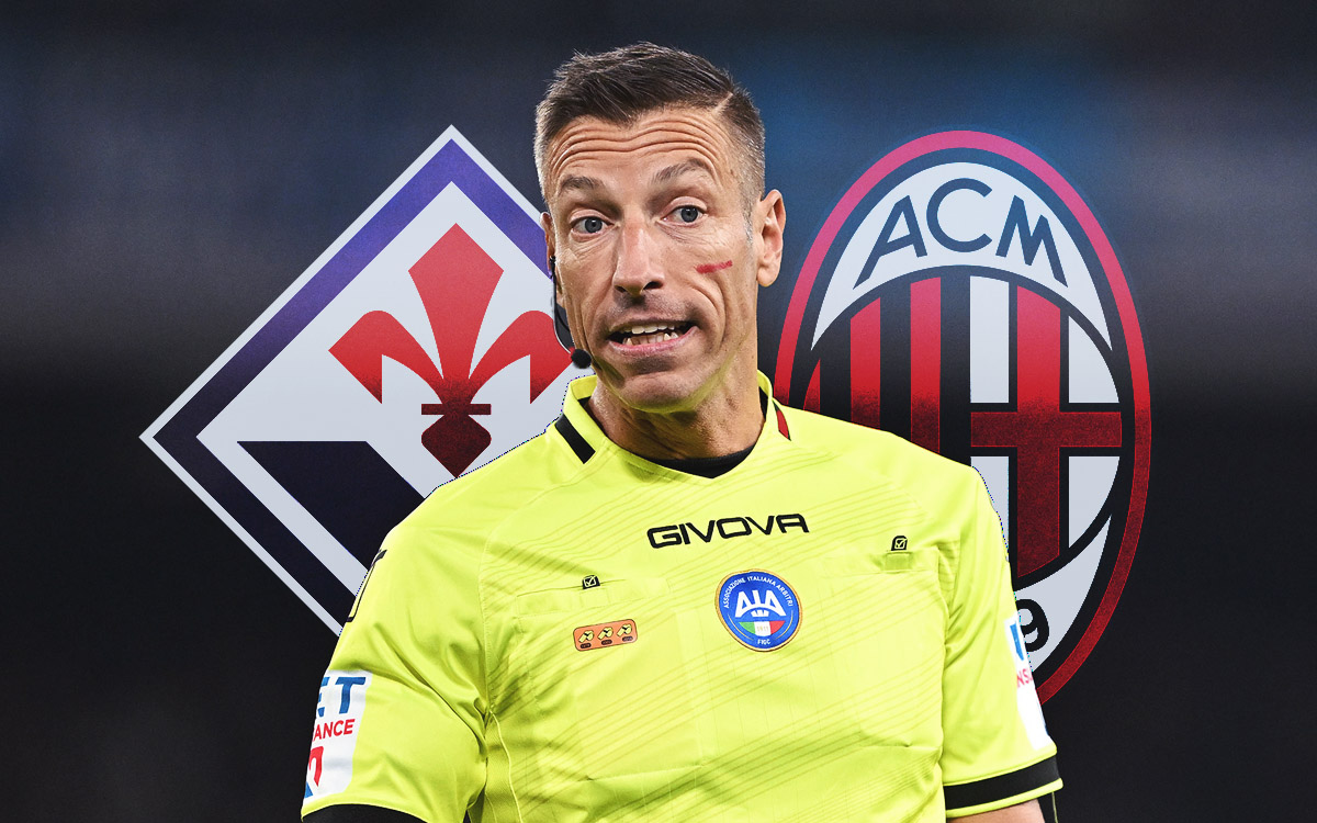Official: Massa will officiate Milan's game against Fiorentina - mixed record so far