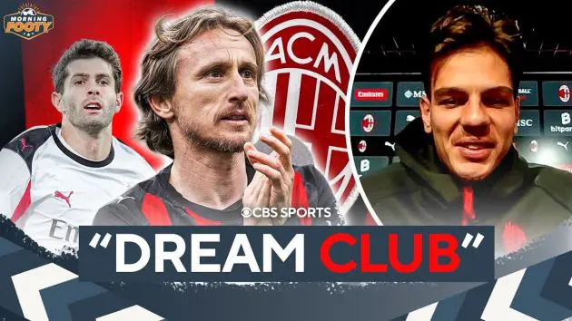 Milan's Ardon Jashari on playing with Pulisic & Modrić