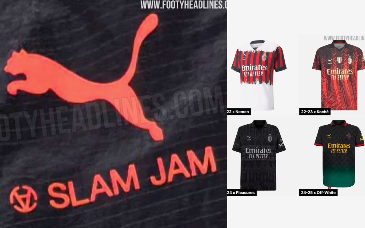 FootyHeadlines: Milan and PUMA to partner with Slam Jam for 2025-26 fourth kit - the details