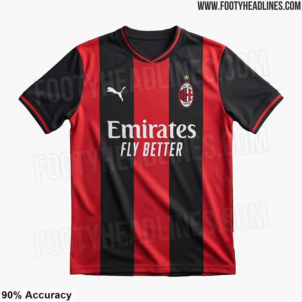Footy Headlines Wide Stripes Like 1998 99 Mock up Of Milan s 2026 27 Footy Headlines Wide Stripes Like 1998 99 Mock up Of Milan s 2026 27