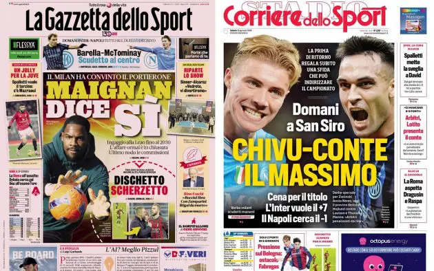 Papers Italy Jan 10 2026