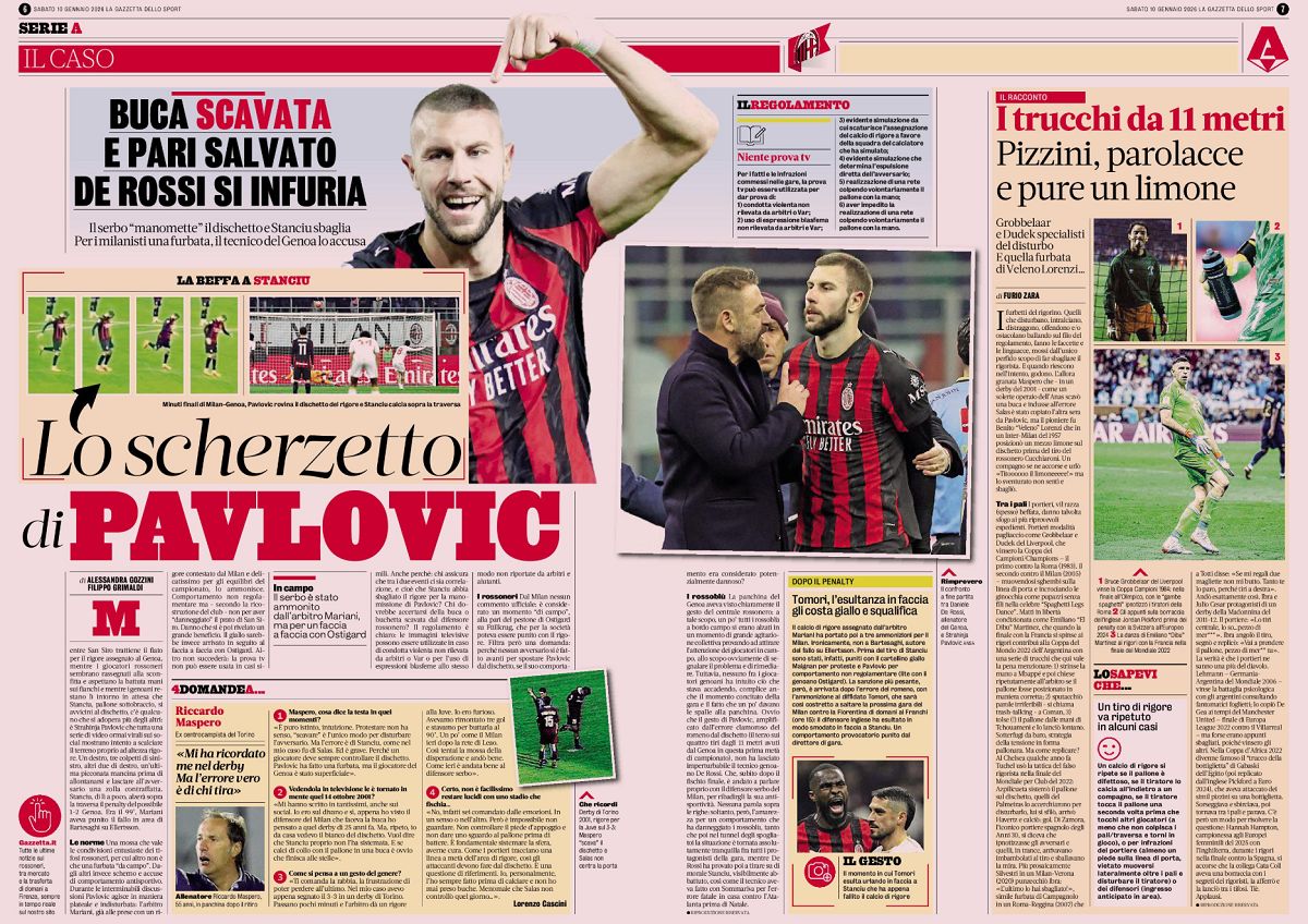 GdS: Genius or unsportsmanlike – Pavlovic causes great stir with penalty spot move