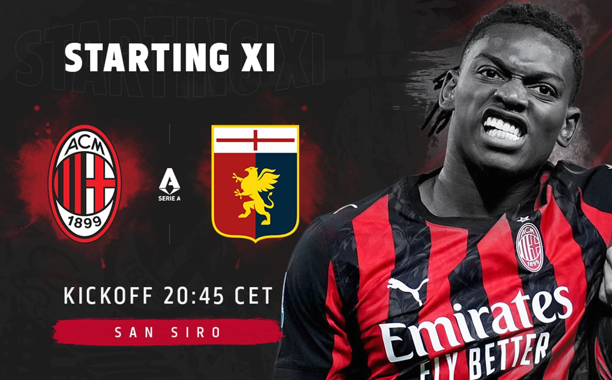 Official: AC Milan vs. Genoa starting XIs – three changes from Cagliari win