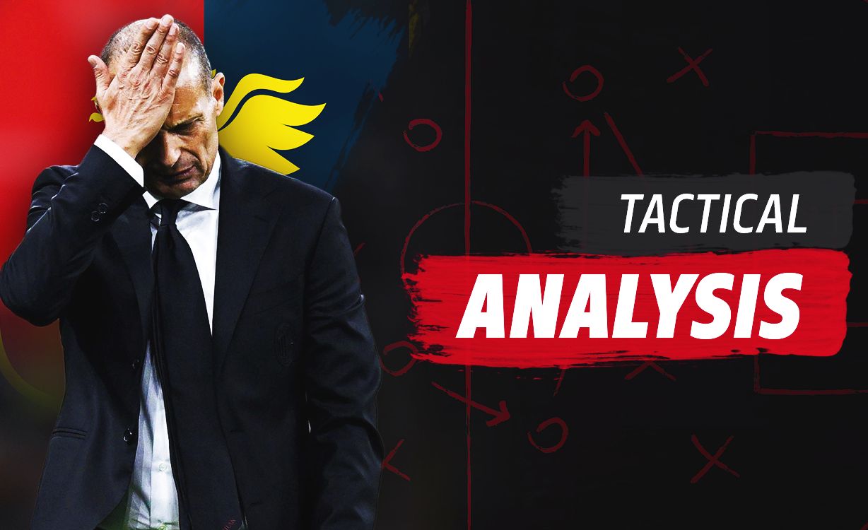 Lack of runs and crosses to no avail: Tactical analysis of AC Milan 1-1 Genoa