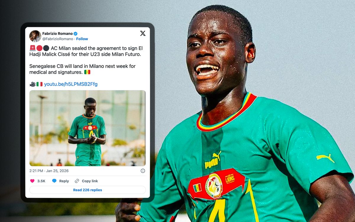 'Next week for medical' - Moretto and Romano confirm Milan will sign Senegalese defender