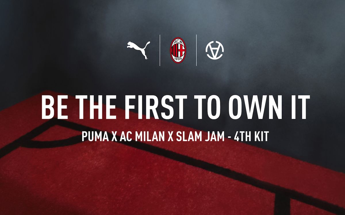 Watch: AC Milan tease 'bold, modern' PUMA and Slam Jam fourth kit