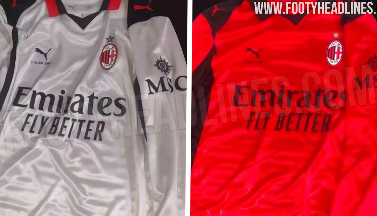 Footy Headlines: Milan to release ‘glossy’ fourth kit with Slam Jam – the two versions