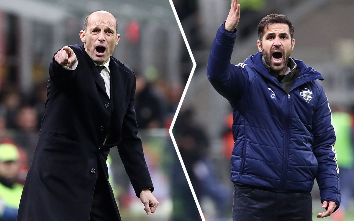 Allegri and Fabregas have expletive argument outside conference room - what happened