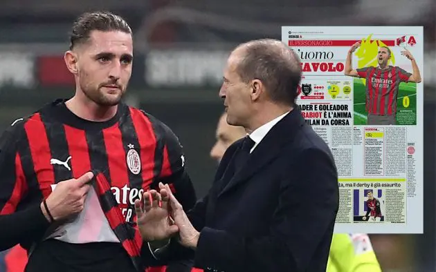 Allegri Rabiot GdS Feb 6
