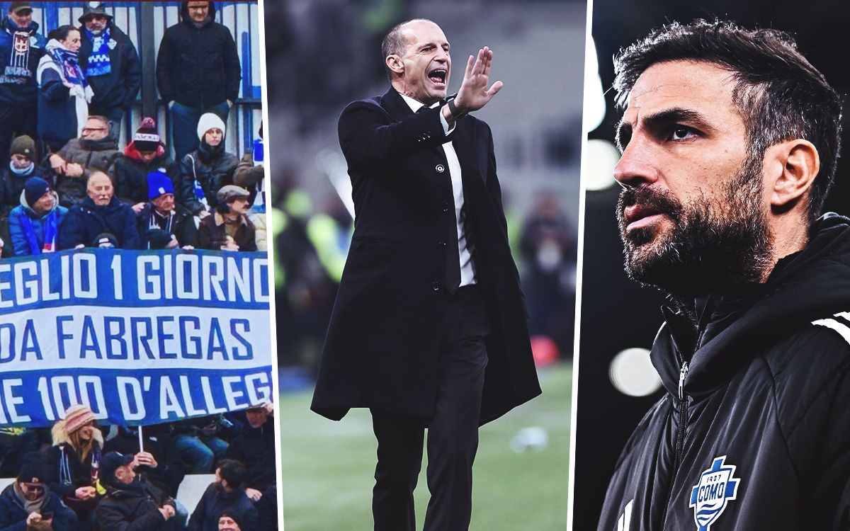 Allegri addresses idea of Fabregas rivalry and dig from Como fans: “Results through performances”