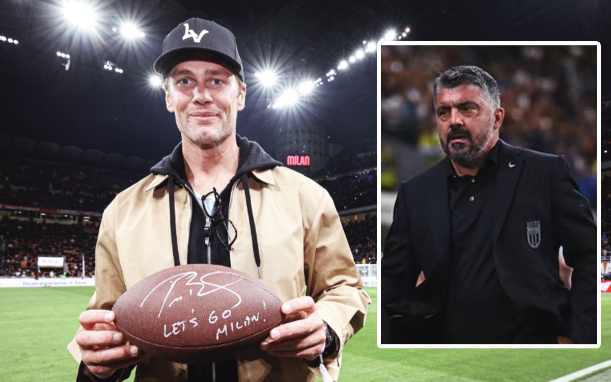 TMW: Tom Brady, Olympic stars and Gattuso - San Siro hosts several famous faces
