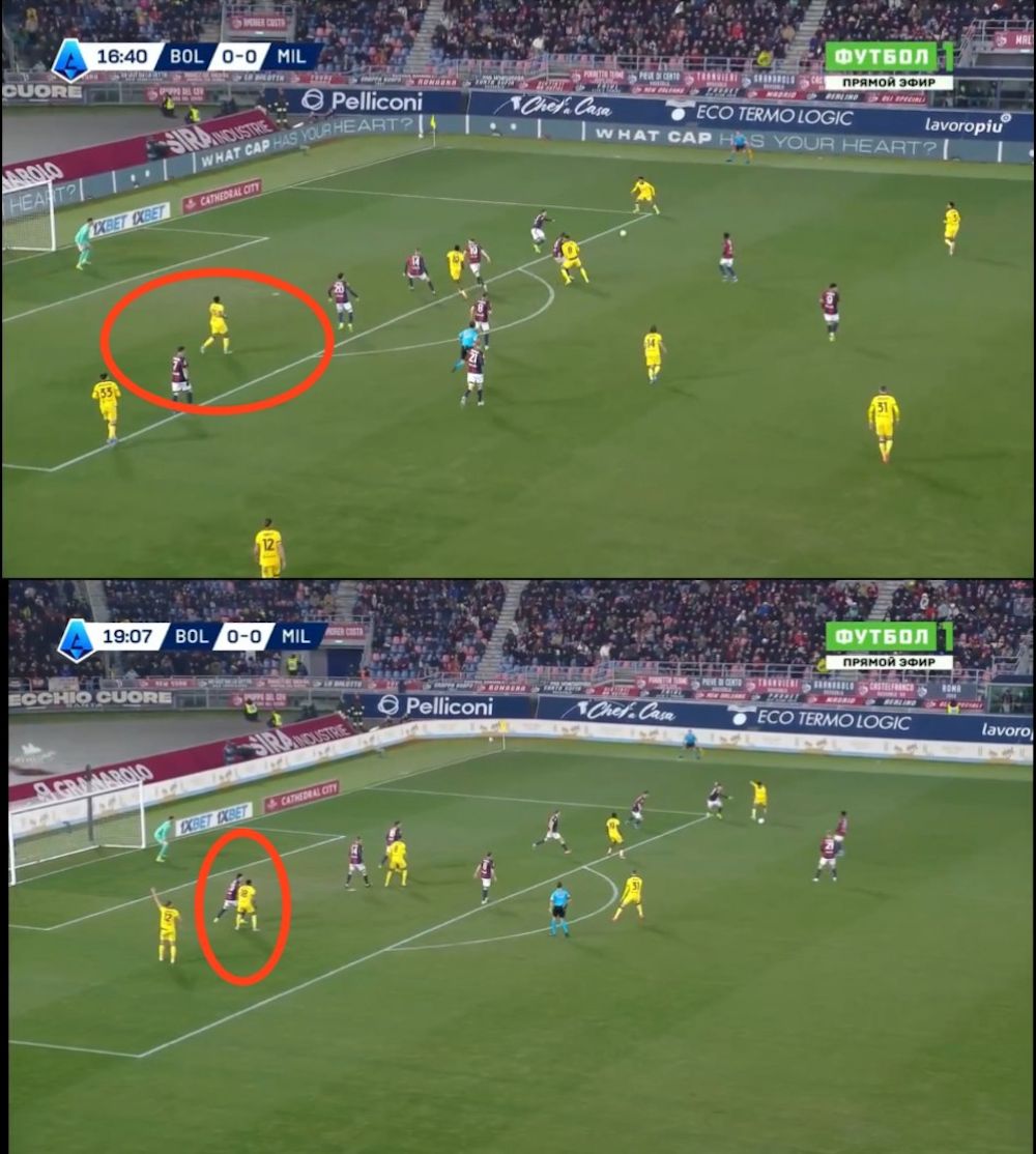 tactical analysis bologna 0-3 ac milan