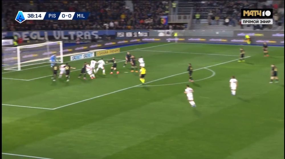 tactical analysis pisa 1-2 ac milan