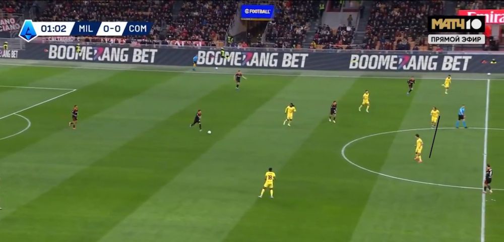 tactical analysis milan 1-1 como