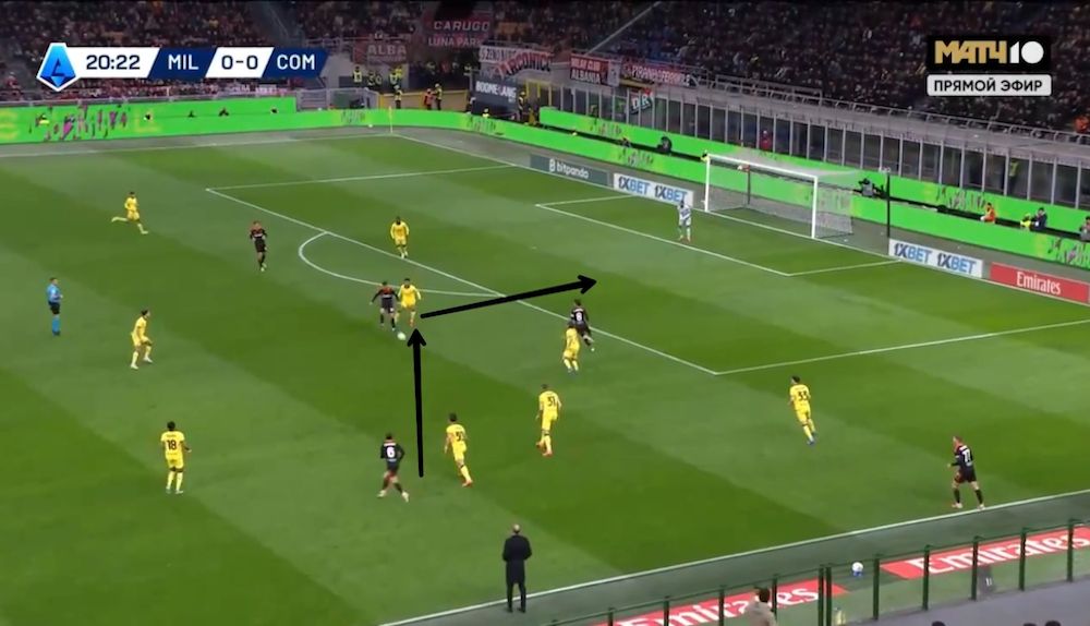 tactical analysis milan 1-1 como