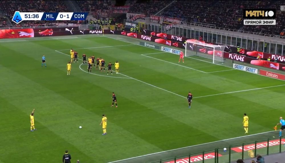 tactical analysis milan 1-1 como