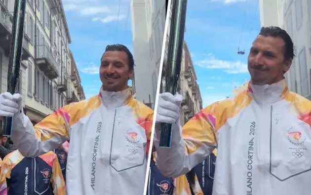 Ibrahimovic olympic torch
