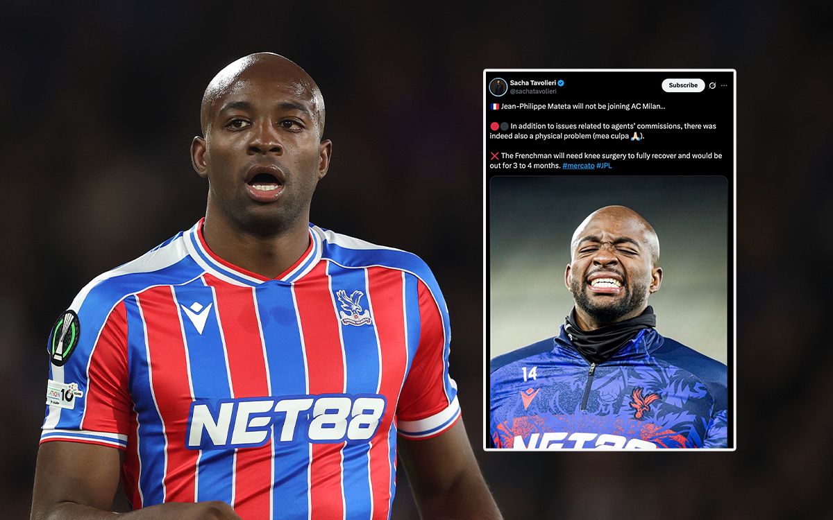 Tavolieri: Mateta requires knee surgery after Milan medical failure - the situation