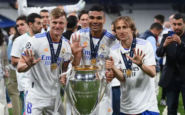 Modric Casemiro Kroos