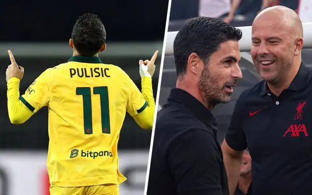 Slot Arteta Pulisic