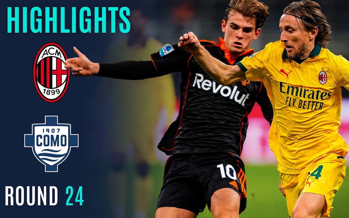 ac milan 1-1 como highlights