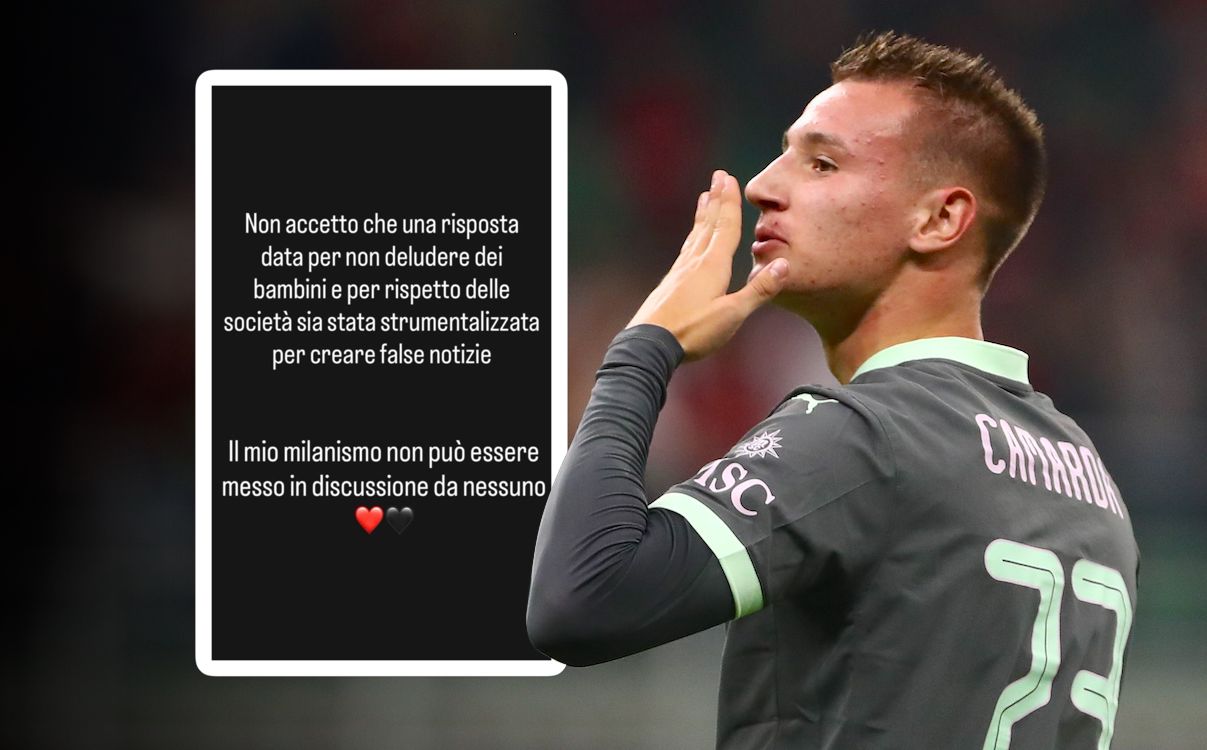Camarda responds to silly stories after Inter answer: "My Milanismo cannot be questioned"