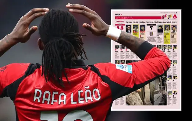 Rafael Leao of AC Milan