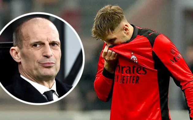 Niclas Fullkrug of AC Milan allegri