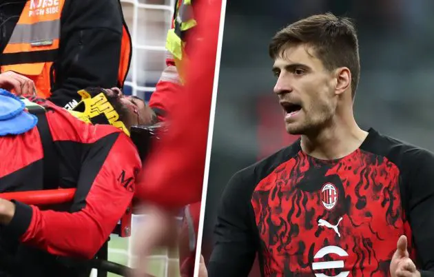 Ruben Loftus-Cheek of AC Milan matteo gabbia