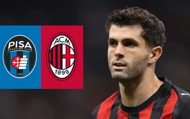 Christian Pulisic of AC Milan