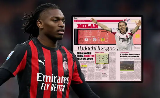 Rafael Leao of AC Milan