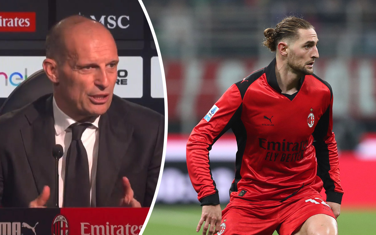 Allegri confirms Rabiot will play vs. Cremonese despite suspension risk for derby