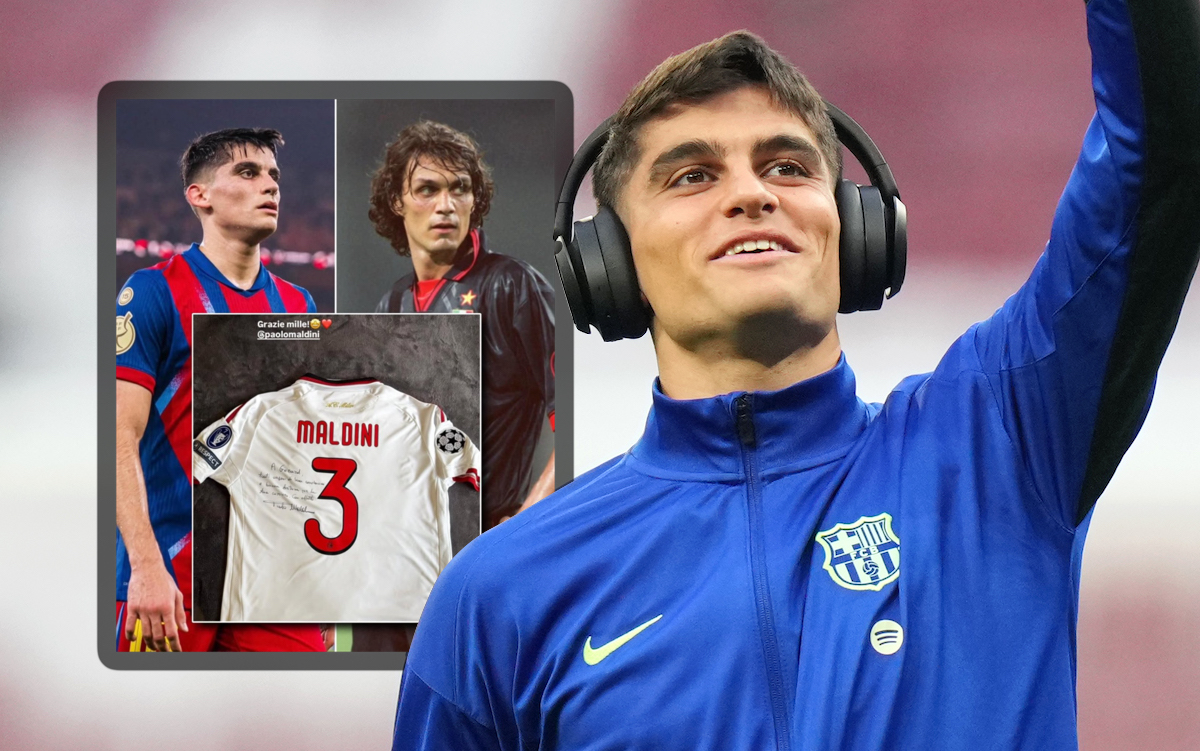 Paolo Maldini sends Milan shirt to Barcelona defender as a gift amid transfer links