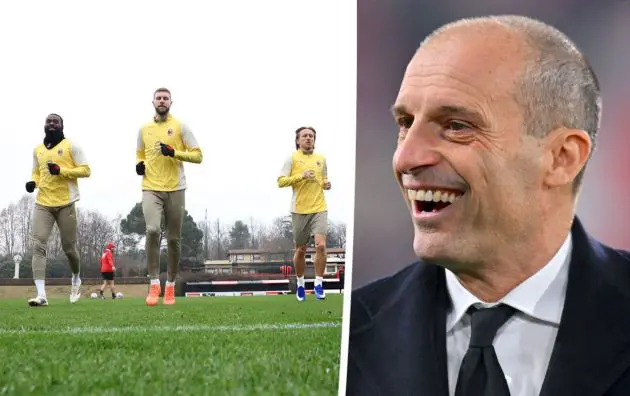 Massimiliano Allegri head coach of AC Milan milanello