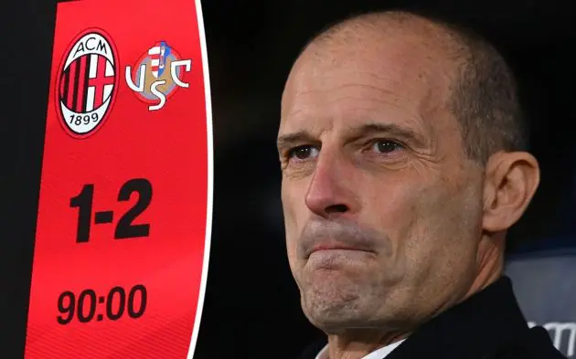 Massimiliano Allegri head coach of AC Milan