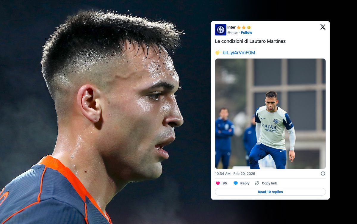 Reports: Derby in doubt for Inter captain Lautaro due to calf strain - the latest