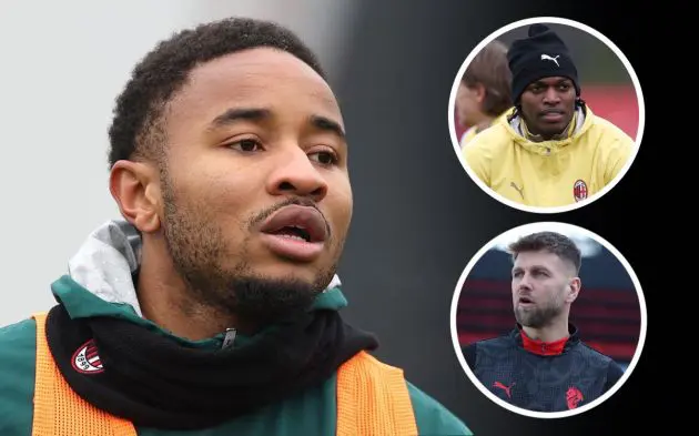 Christopher Nkunku Rafael Leao Niclas Fullkrug AC Milan