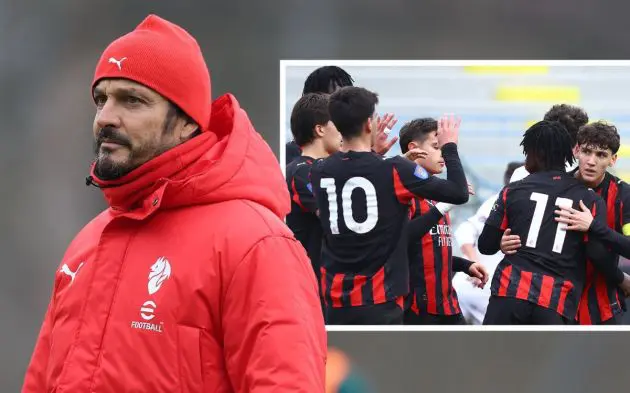 Head coach Milan Futuro Massimo Oddo