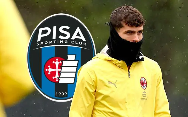Christian Pulisic of AC Milan