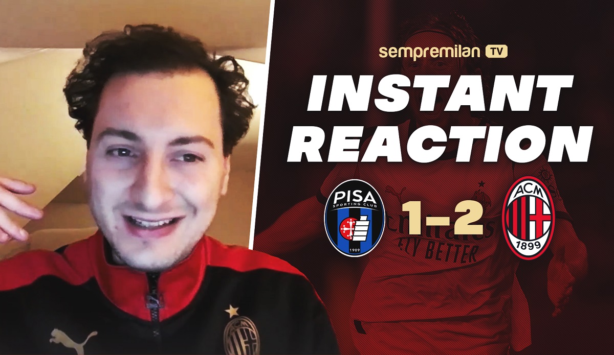 Watch: “We make it difficult” – Lorenzo’s instant reaction to Pisa 1-2 AC Milan