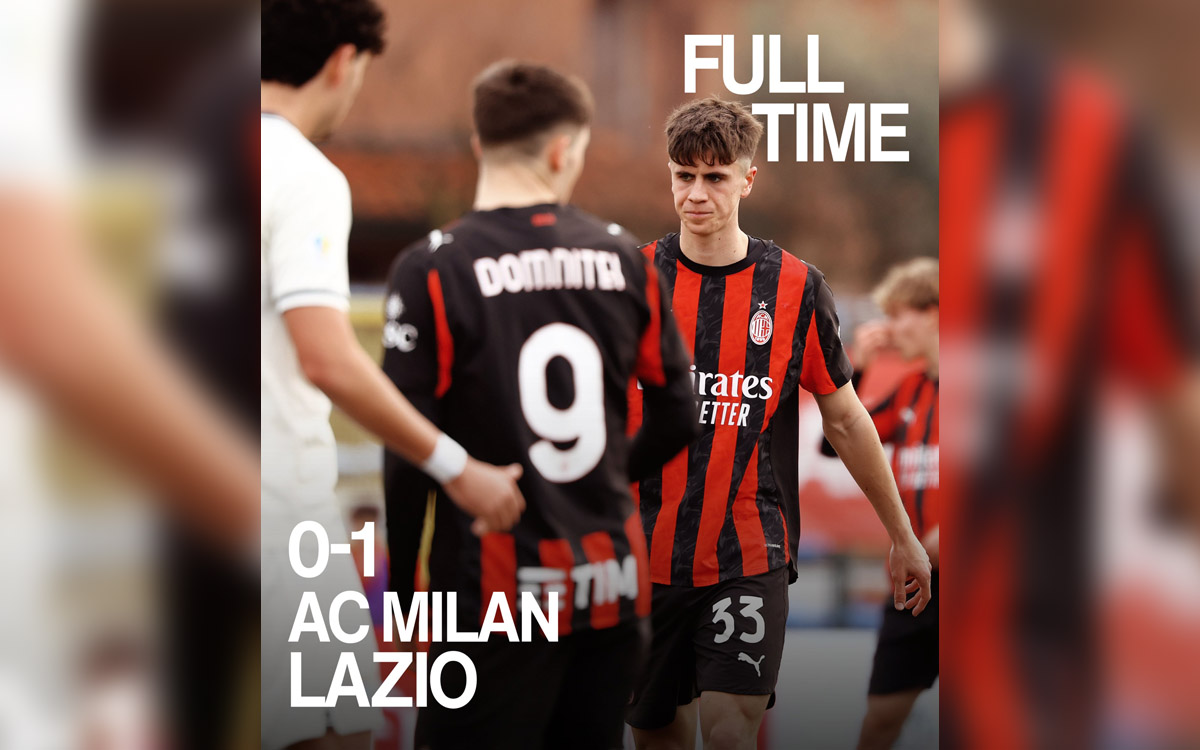 Milan Primavera 0-1 Lazio: Three red cards shown in yet another defeat