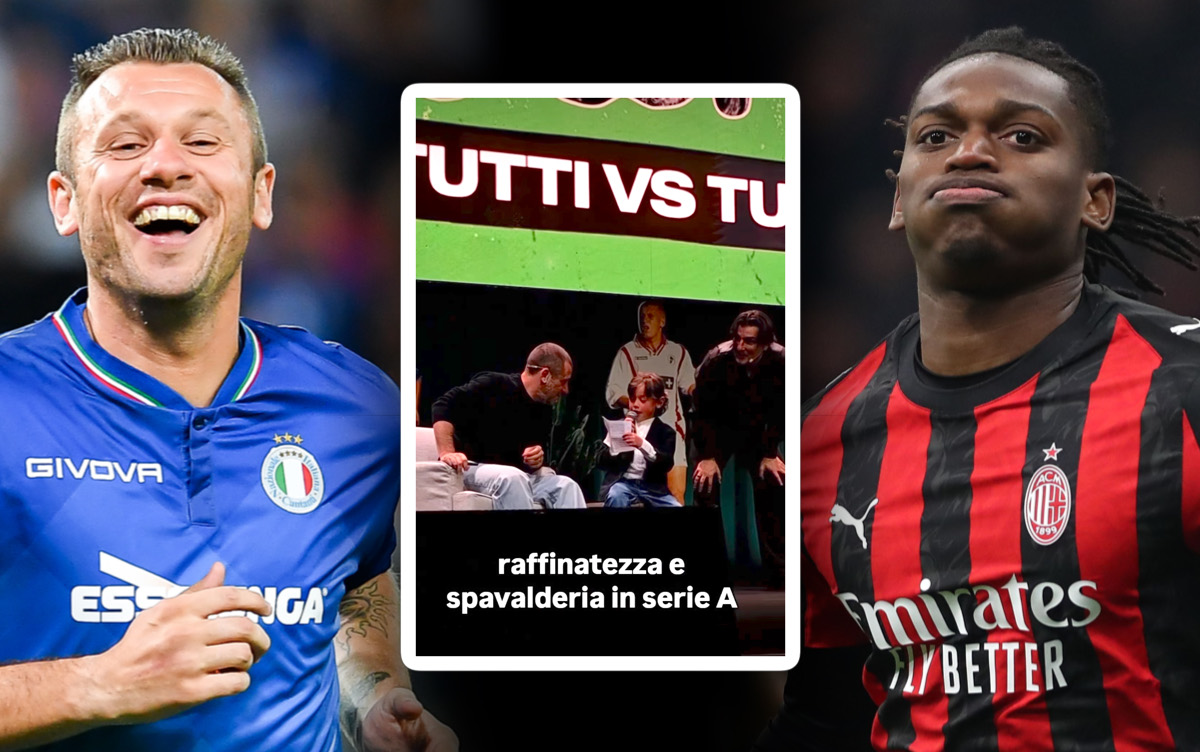 Watch: Cassano confronted by child over anti-Leao agenda – “Make up your mind!”