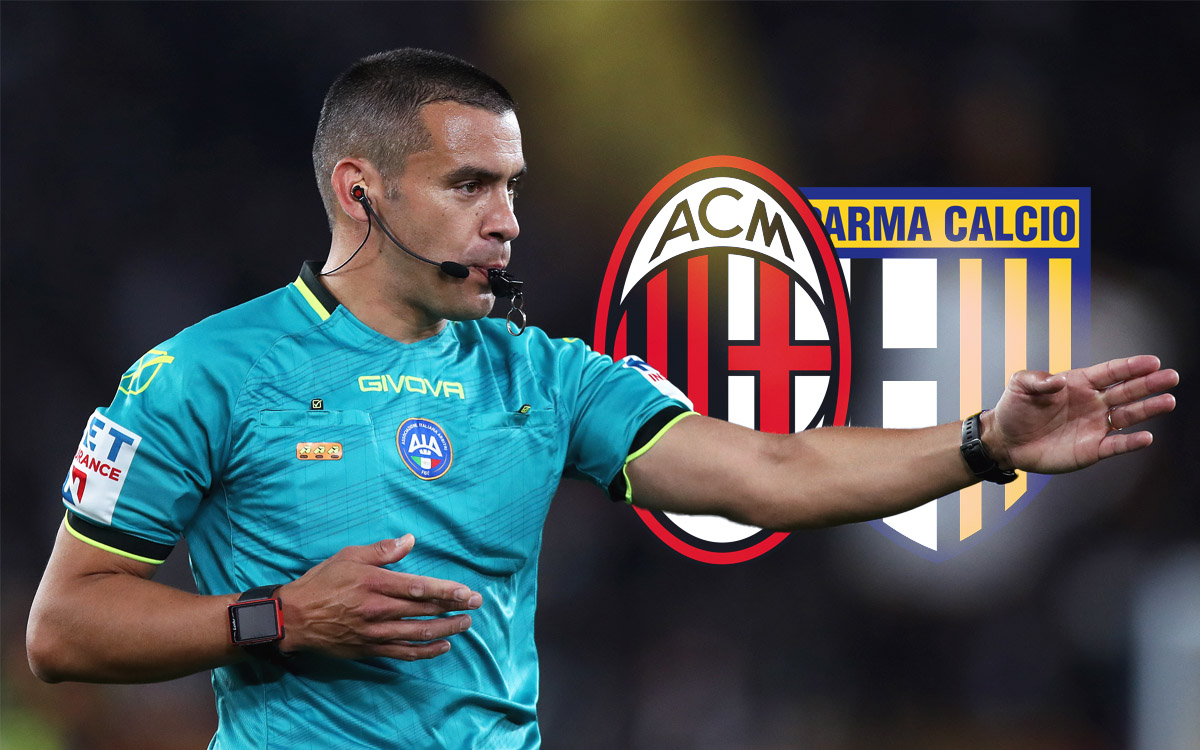 Official: Piccinini will officiate Milan vs. Parma - no controversy despite two reds