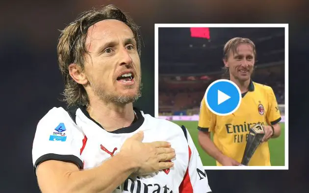 Luka Modric of AC Milan