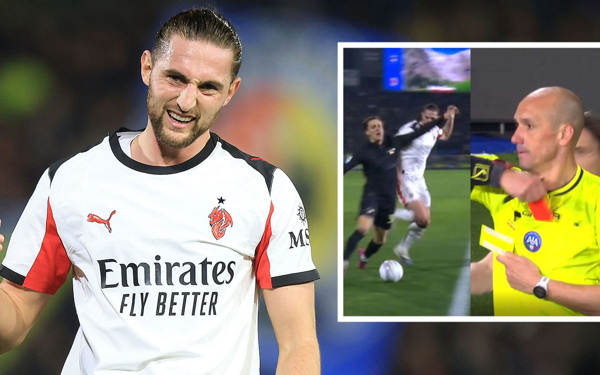 Adrien Rabiot of AC Milan